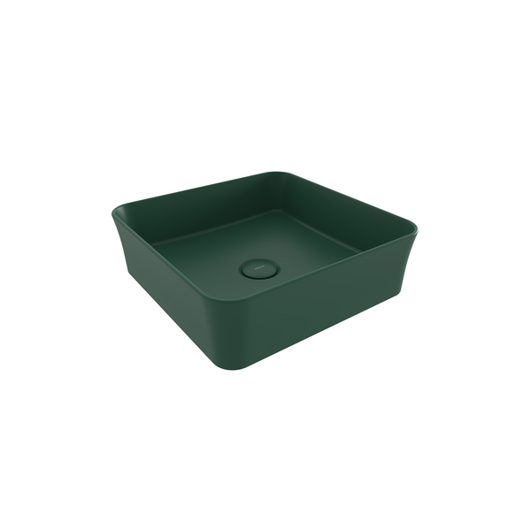 1477-027-0125 Bocchi Slim Line Kare Lavabo 38x38 cm Mat Yeşil