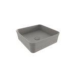 1477-069-0125 Bocchi Slim Line Kare Lavabo 38x38 cm Mat Beton