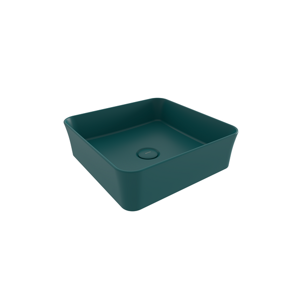 1477-071-0125 Bocchi Slim Line Kare Lavabo 38x38 cm Mat Petrol Mavisi