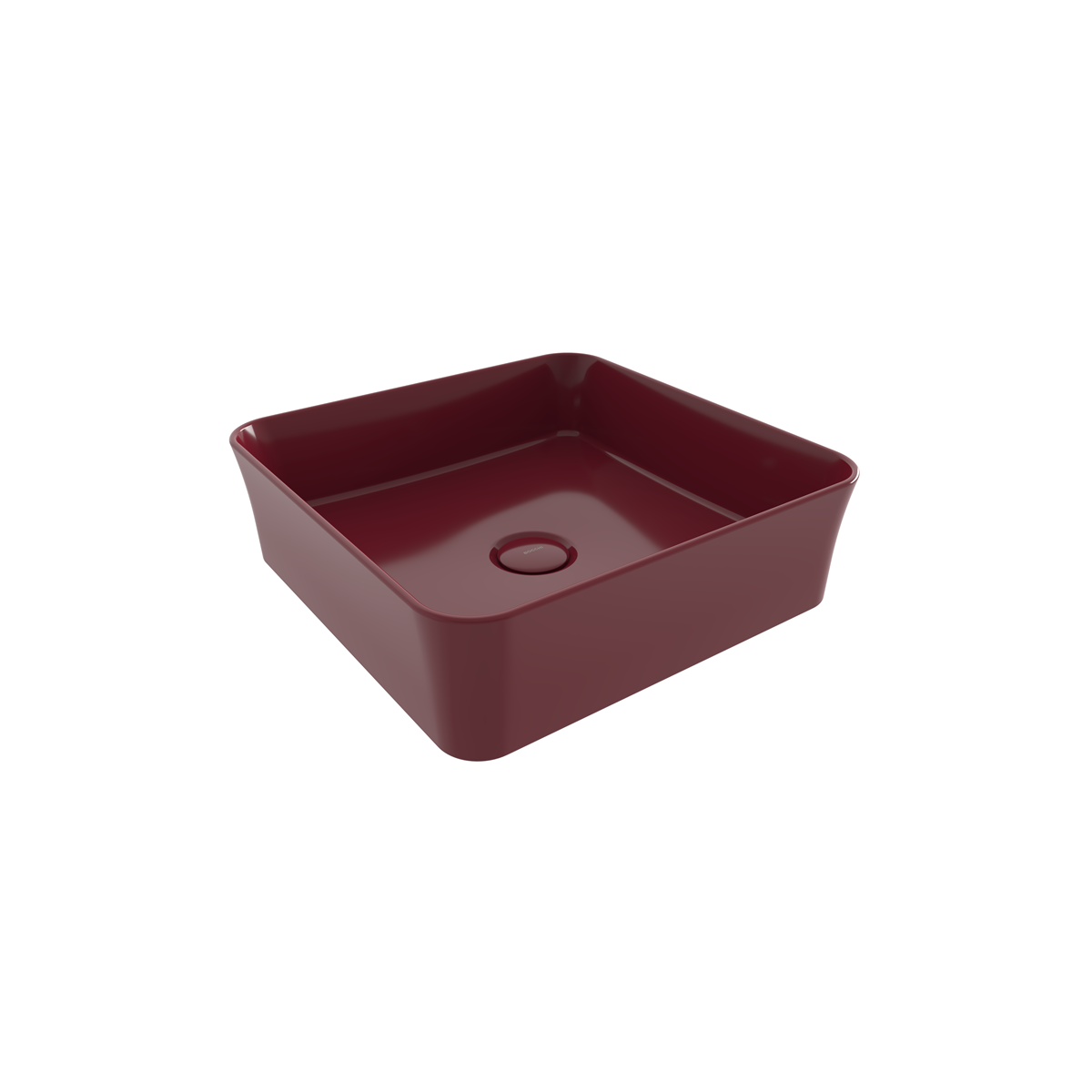 1477-072-0125 Bocchi Slim Line Kare Lavabo 38x38 cm P.Burgonya Bordosu