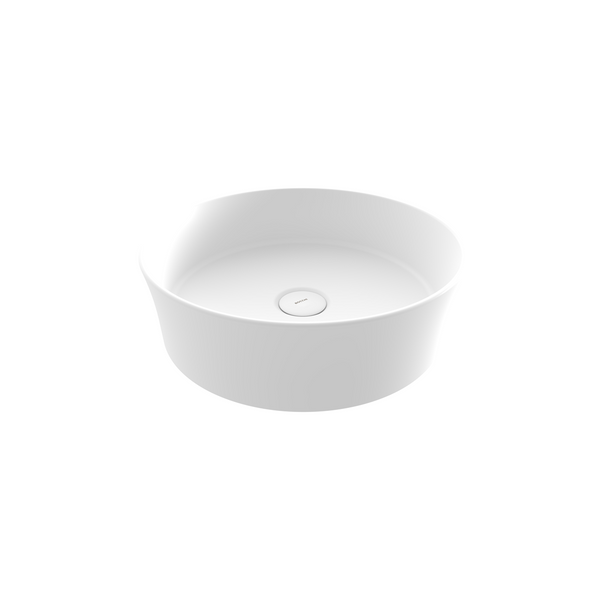 1478-002-0125 Bocchi Slim Line Yuvarlak lavabo 38 cm Mat Beyaz