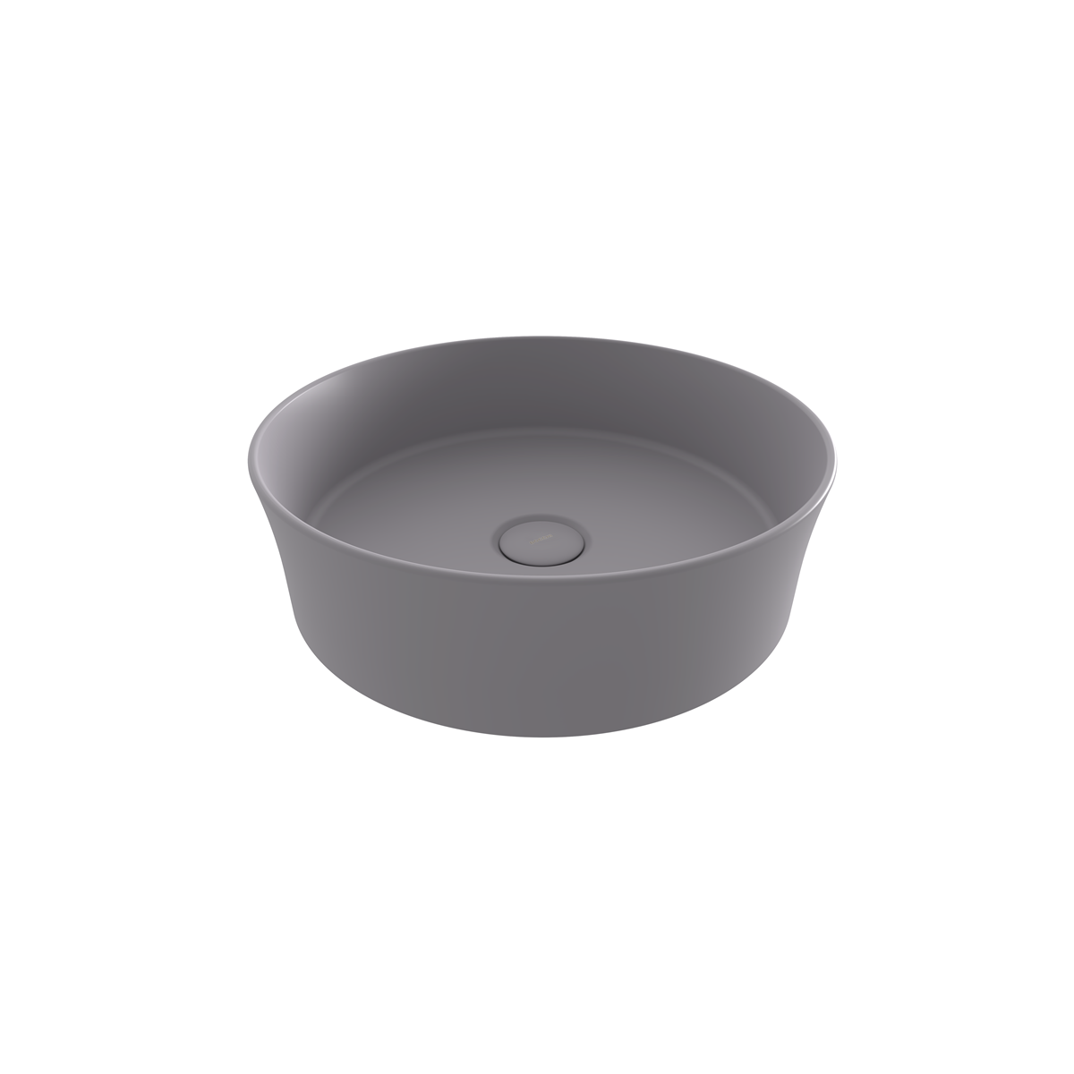 1478-006-0125 Bocchi Slim Line Yuvarlak lavabo 38 cm Mat Gri