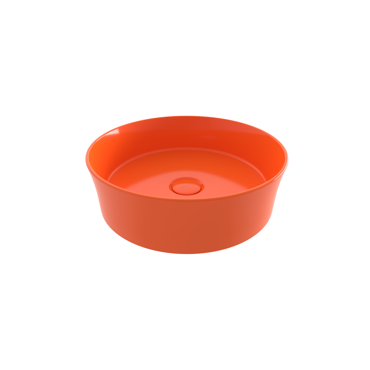 1478-012-0125 Bocchi Slim Line Yuvarlak lavabo 38 Parlak Turuncu