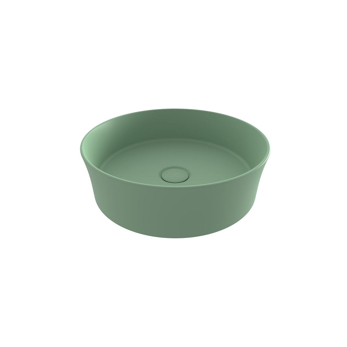 1478-033-0125 Bocchi Slim Line Yuvarlak lavabo 38 cm Mat Mint Yeşil
