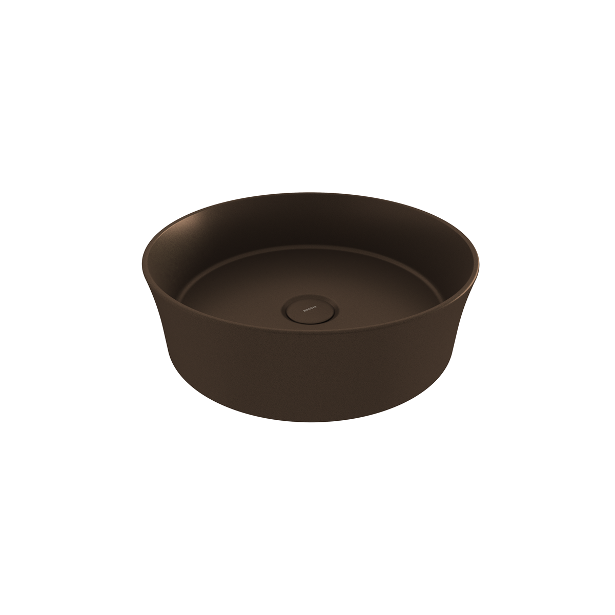 1478-070-0125 Bocchi Slim Line Yuvarlak lavabo 38 Mat Bronz
