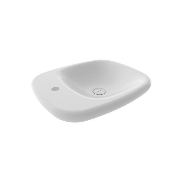 1489-001-0126 Bocchi Fenice 54 cm Çanak Lavabo Parlak Beyaz