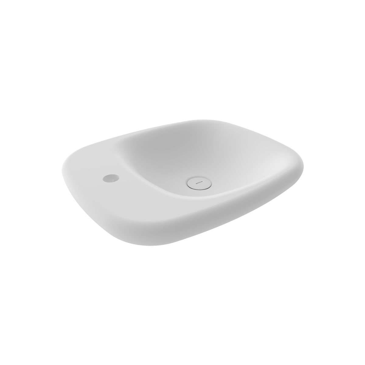 1489-002-0126 Bocchi Fenice 54 cm Çanak Lavabo Mat Beyaz