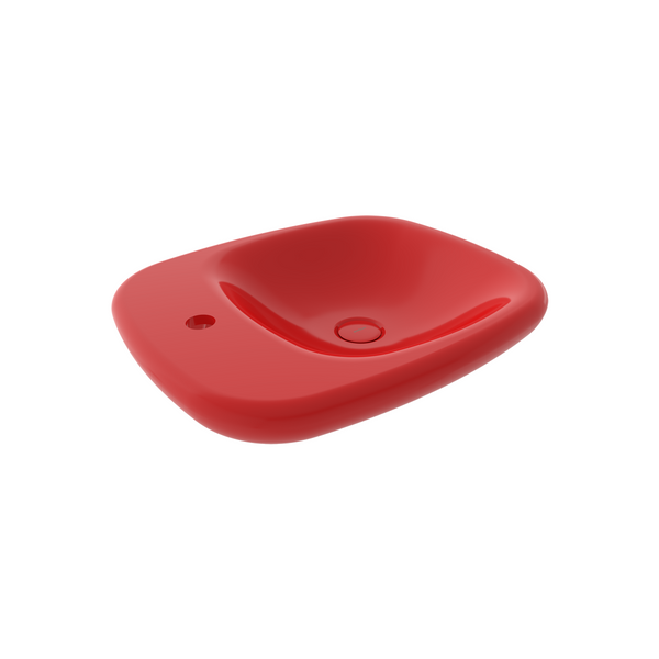 1489-019-0126 Bocchi Fenice 54 cm Çanak Lavabo Parlak Kırmızı