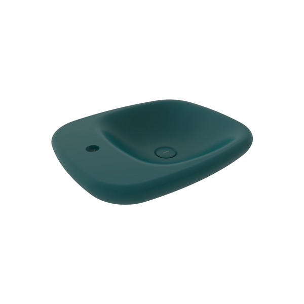 1489-071-0126 Bocchi Fenice 54 cm Çanak Lavabo Mat Petrol Mavisi