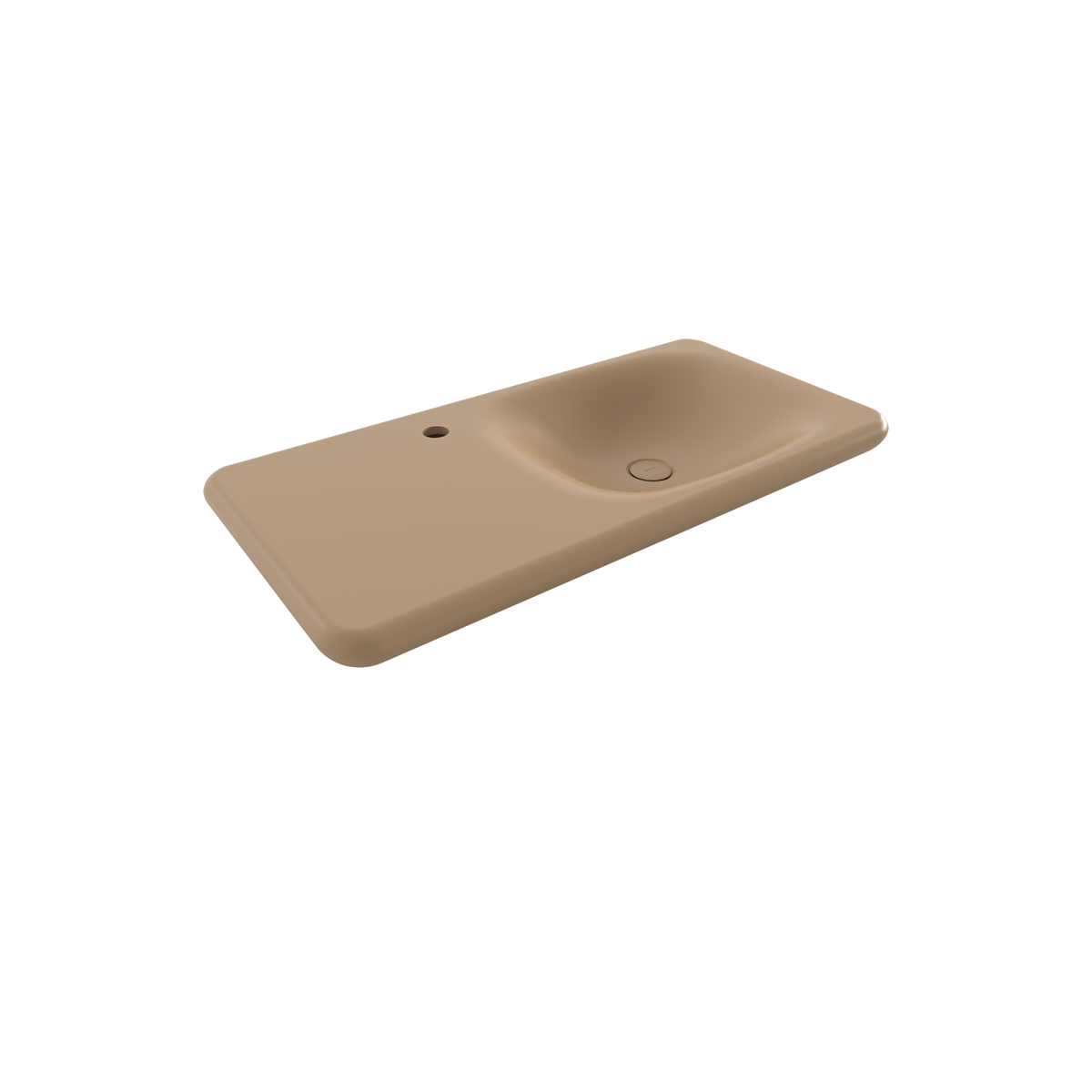 1490-011-0126 Bocchi Fenice 90 cm Etajerli Lavabo Mat Kaşmir