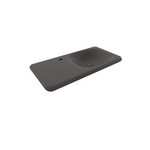 1490-020-0126 Bocchi Fenice 90 cm Etajerli Lavabo Mat Antrasit