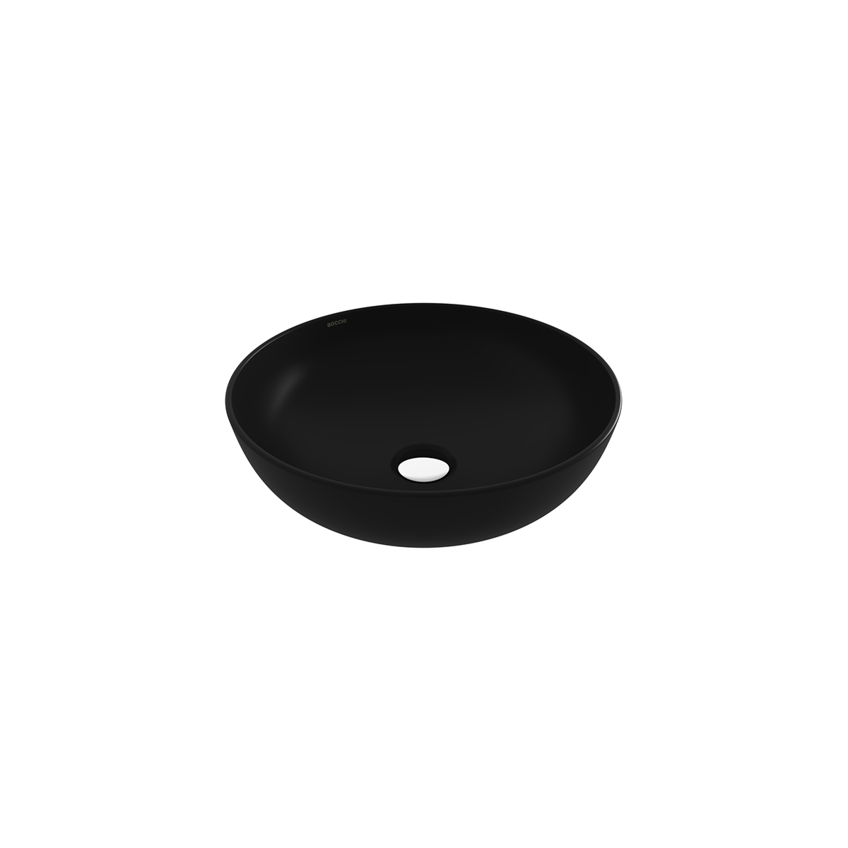 Bocchi Sottile Slim Line Lavabo 38 cm, Mat Siyah