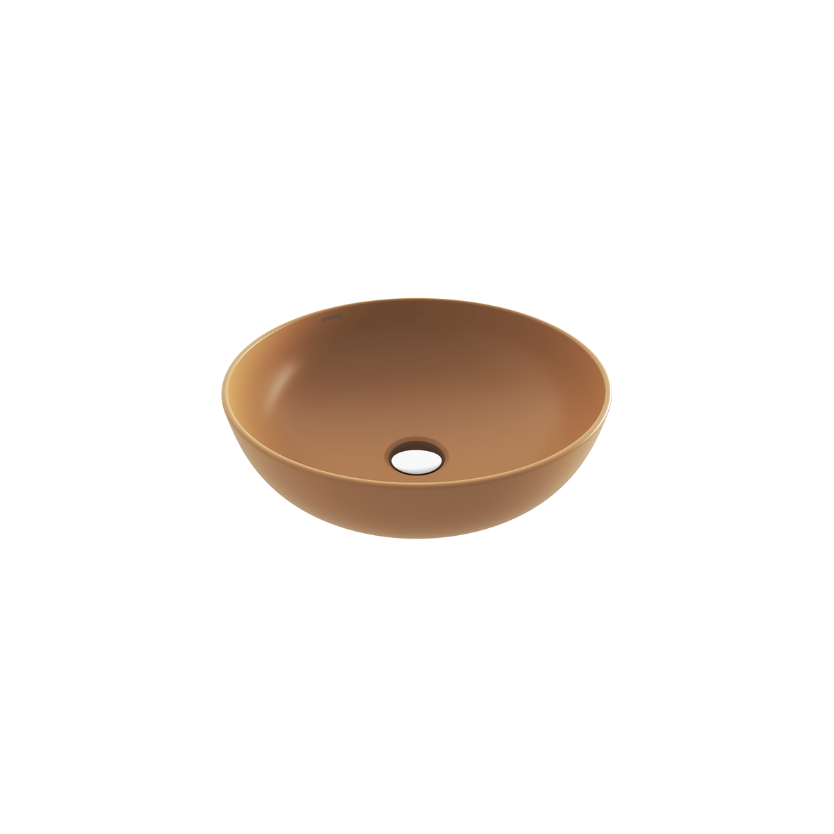 Bocchi Sottile Slim Line Yuvarlak Çanak Lavabo 38 cm, Kaşmir