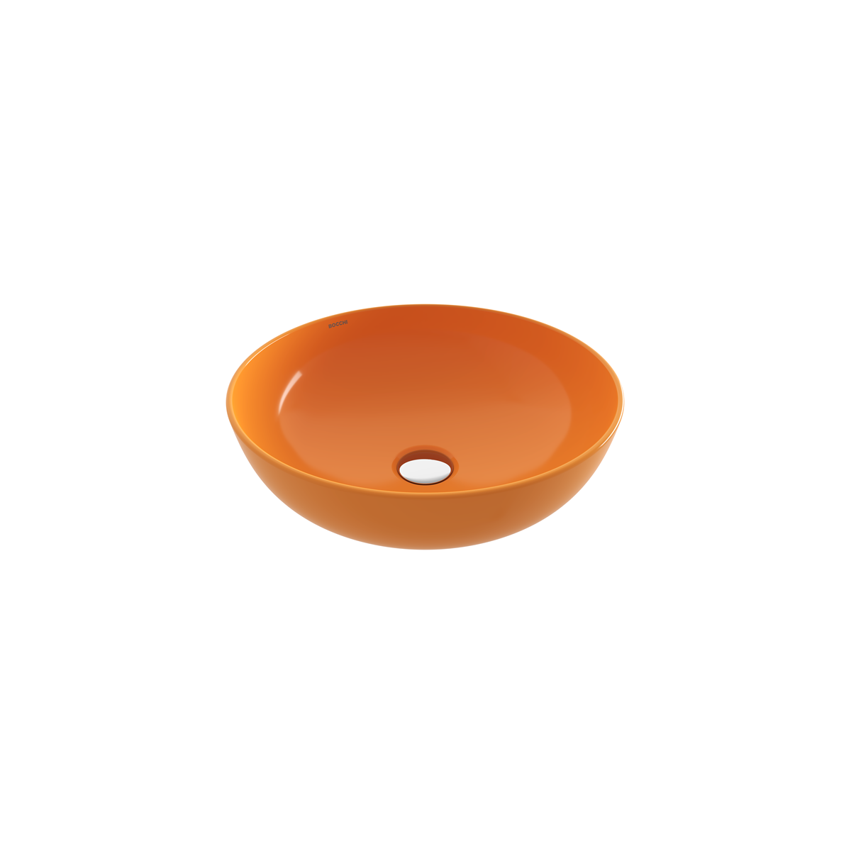 Bocchi Sottile Slim Line Lavabo 38 cm, Parlak Mandailna Sarısı