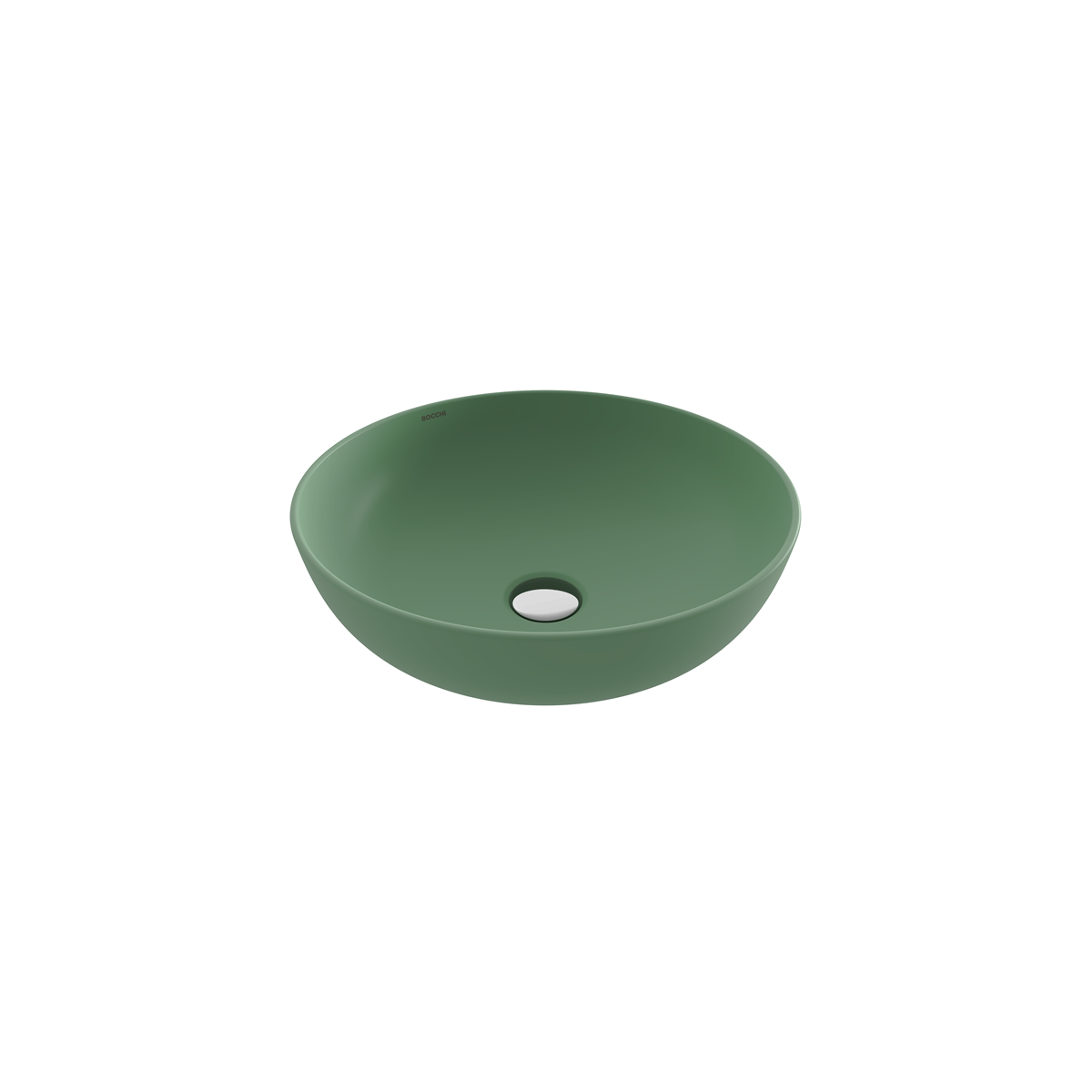 Bocchi Sottile Slim Line Lavabo 38 cm, Mat Mint Yeşil