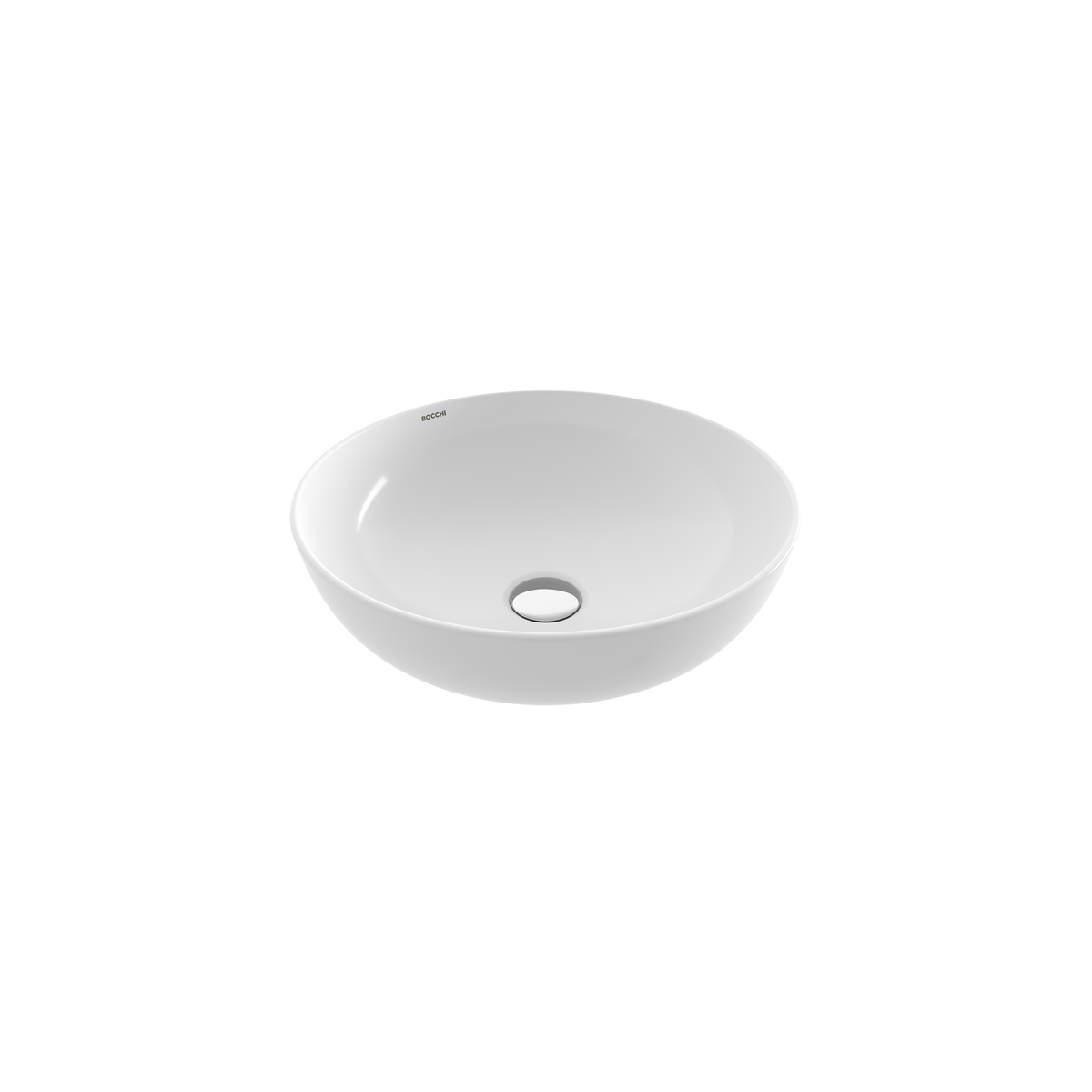 Bocchi Sottile Slim Line Lavabo 38 cm, Parlak Beyaz
