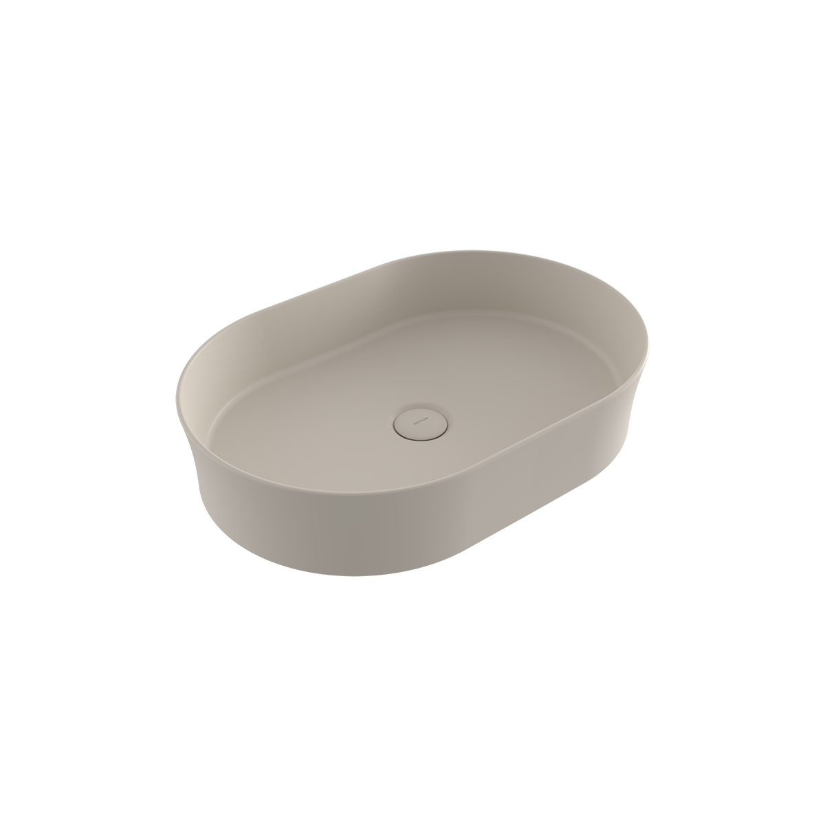 1521-007-0125 Bocchi Slim Line Oval Lavabo 55x38 cm Mat Yasemin