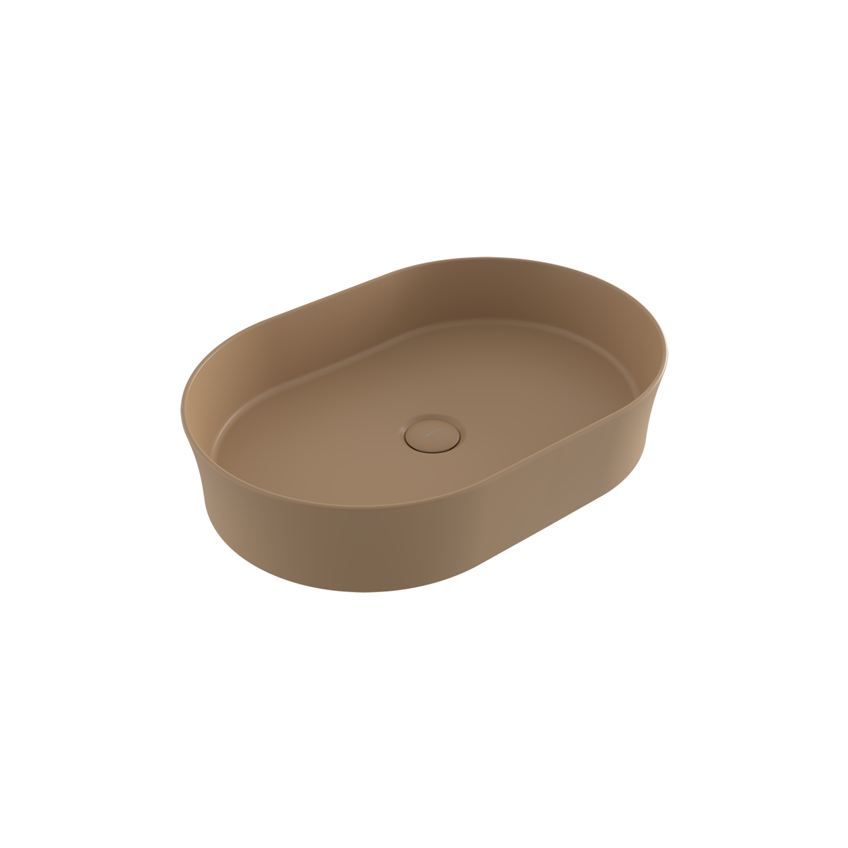 1521-011-0125 Bocchi Slim Line Oval Lavabo 55x38 cm Mat Kaşmir