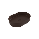 1521-025-0125 Bocchi Slim Line Oval Lavabo 55x38 cm Mat Kahve