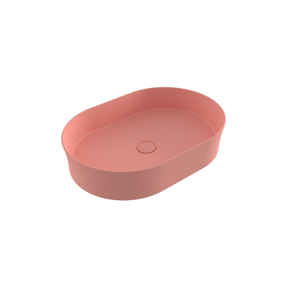 1521-032-0125 Bocchi Slim Line Oval Lavabo 55x38 cm Mat Somon