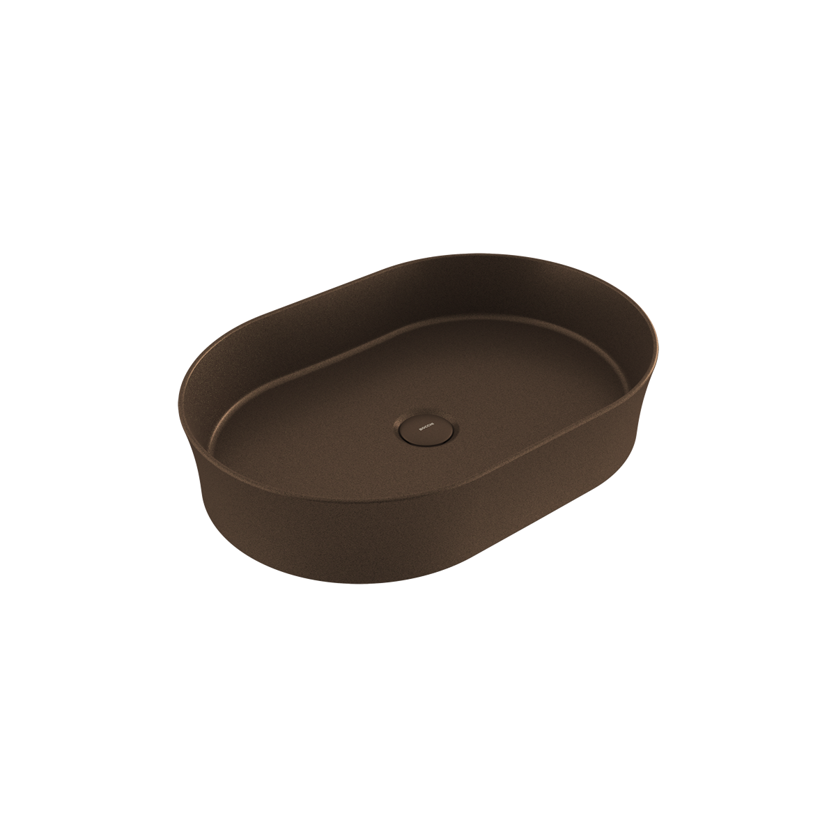 1521-070-0125 Bocchi Slim Line Oval Lavabo 55x38 cm Mat Bronz