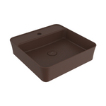 1598-025-0126 Bocchi Slim Line Kare Lavabo 45x45 cm Mat Kahve