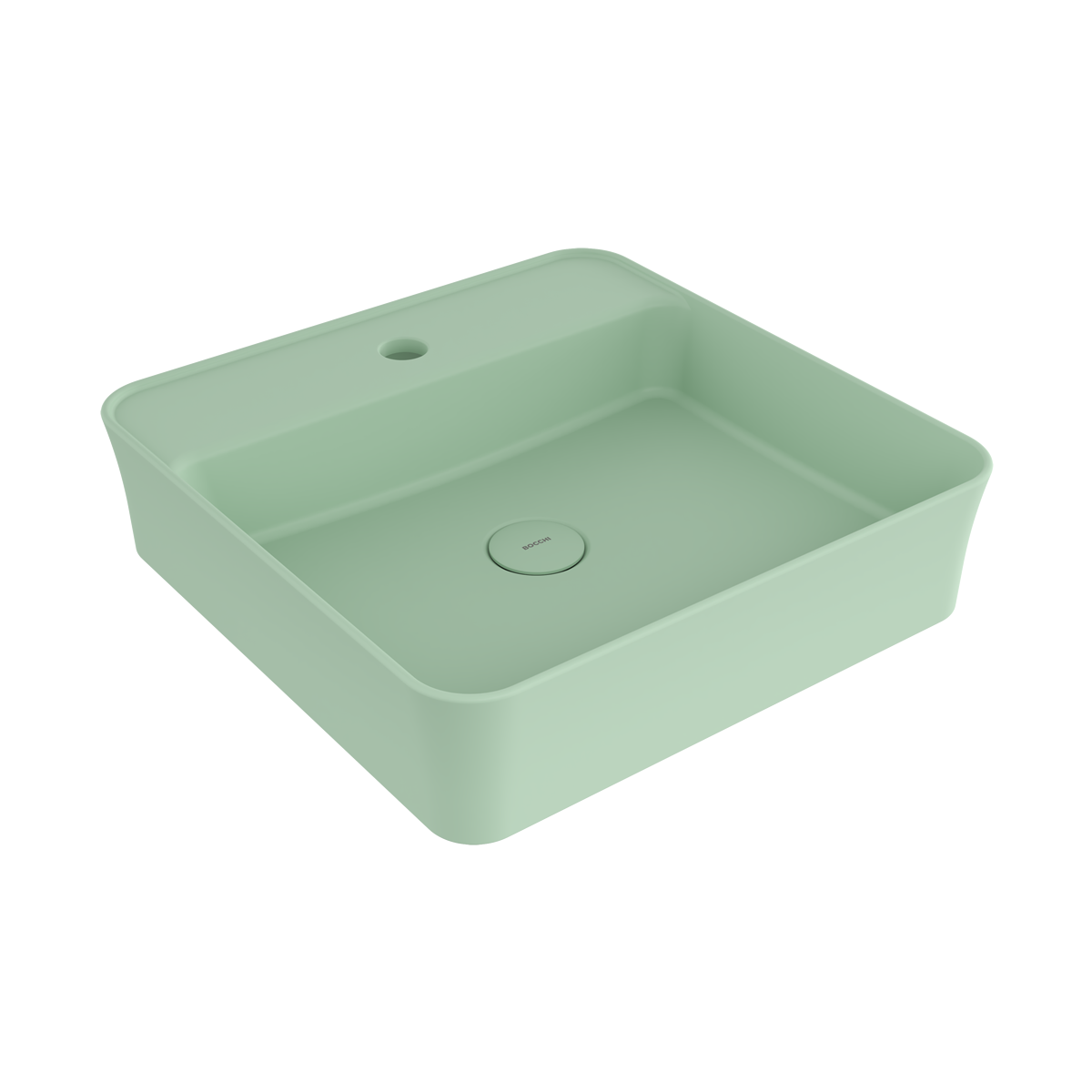 1598-070-0126 Bocchi Slim Line Kare Lavabo 45x45 cm Mat Bronz