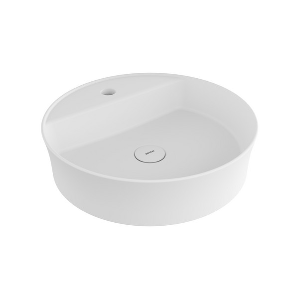 1599-002-0126 Bocchi Slim Line Yuvarlak Lavabo Mat Beyaz