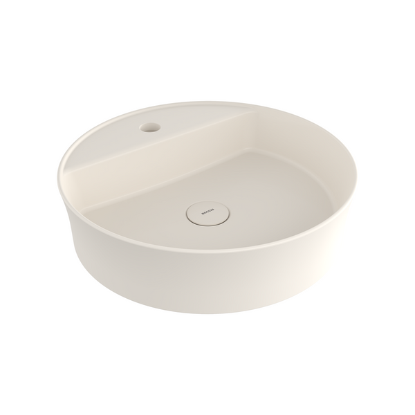 1599-014-0126 Bocchi Slim Line Yuvarlak Lavabo Parlak Bisküvi