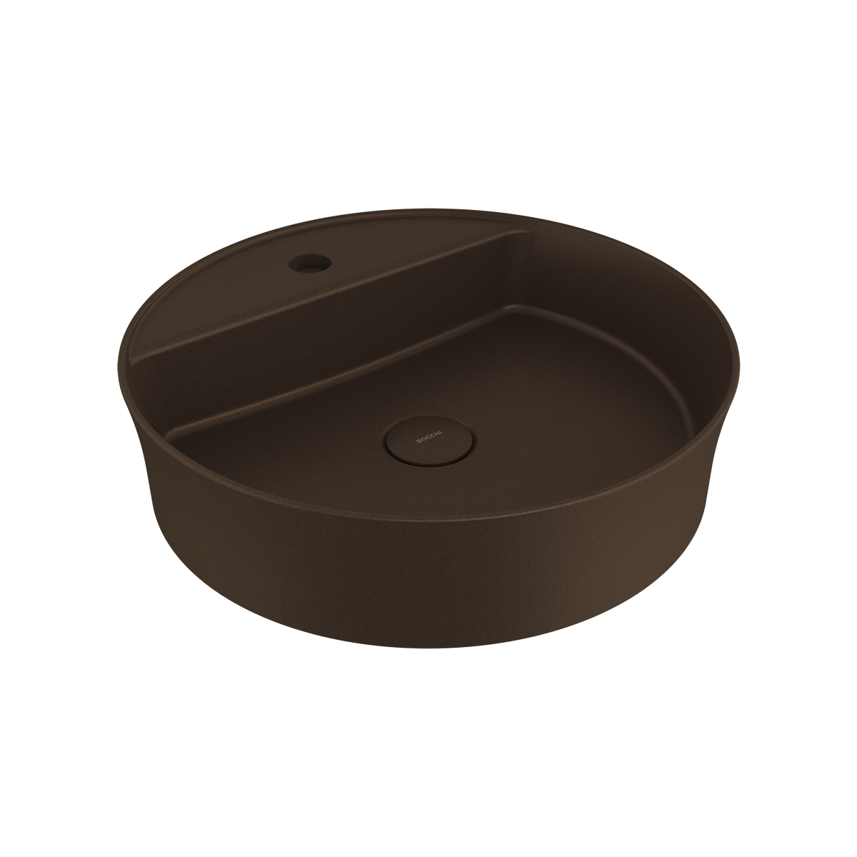 1599-070-0126 Bocchi Slim Line Yuvarlak Lavabo Mat Bronz