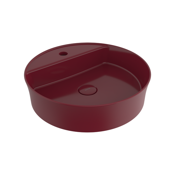 1599-072-0126 Bocchi Slim Line Yuvarlak Lavabo P.Burgonya Bordosu
