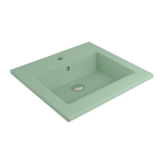 1643-033-0126 Bocchi Milano Etajerli Lavabo 50 cm Mat Mint Yeşil