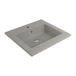 1643-069-0126 Bocchi Milano Etajerli Lavabo 50 cm Mat Beton