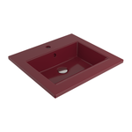 1643-072-0126 Bocchi Milano Etajerli Lavabo 50 cm P. Burgonya Bordosu