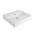 1644-001-0126 Bocchi Milano 50 cm Lavabo Batarya Delikli Parlak Beyaz