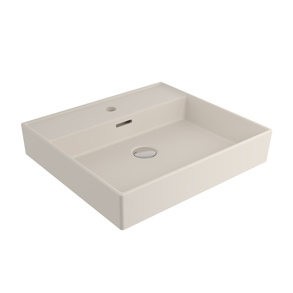 1644-007-0126 Bocchi Milano 50 cm Lavabo Batarya Delikli Mat Yasemin