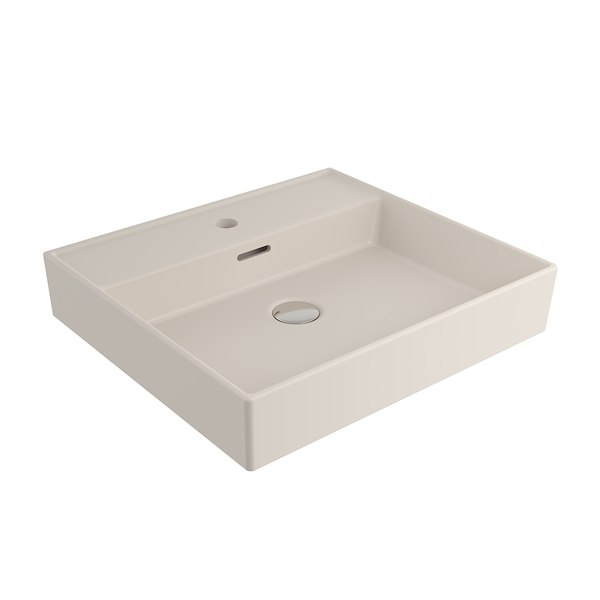 1644-007-0126 Bocchi Milano 50 cm Lavabo Batarya Delikli Mat Yasemin