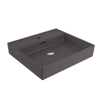 1644-020-0126 Bocchi Milano 50 cm Lavabo Batarya Delikli Mat Antrasit