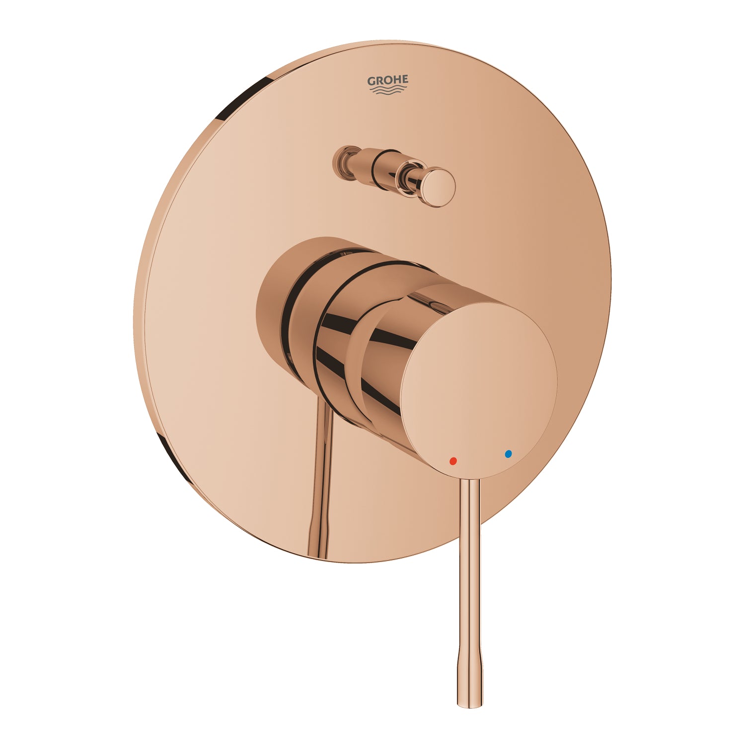 Grohe Essence New Ankastre Banyo/Duş Bataryası (Sıva Üstü Grubu), Parlak Bakır - alternatif görünüm - GROHE 19285DA1