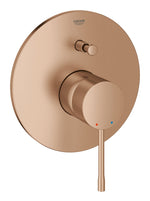 Grohe Essence New Ankastre Banyo/Duş Bataryası (Sıva Üstü Grubu), Fırçalı Bakır - GROHE 19285DL1