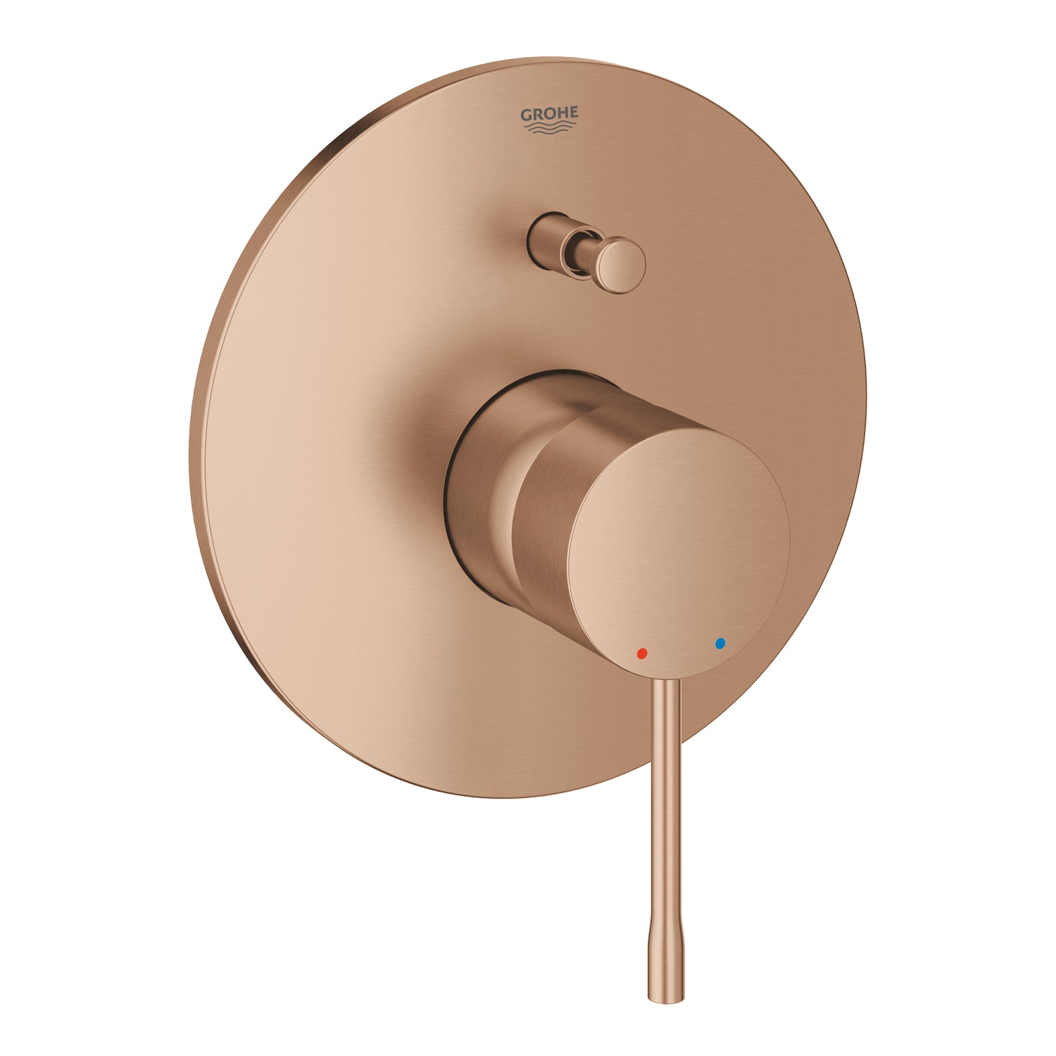 Grohe Essence New Ankastre Banyo/Duş Bataryası (Sıva Üstü Grubu), Fırçalı Bakır - alternatif görünüm - GROHE 19285DL1