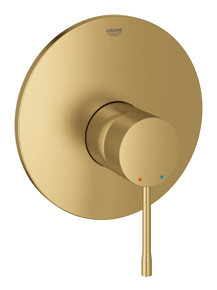 Grohe Essence New Ankastre Duş Bataryası (Sıva Üstü Grubu), Fırçalı Altın - GROHE 19286GN1