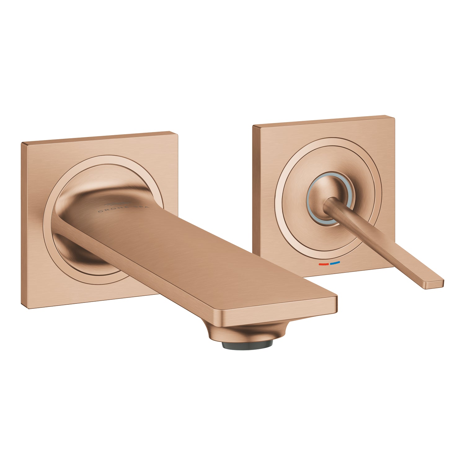 Grohe Allure Duvardan Ankastre Lavabo Bataryası (Sıva Üstü Grubu), Fırçalı Bakır - alternatif görünüm - GROHE 19309DL2