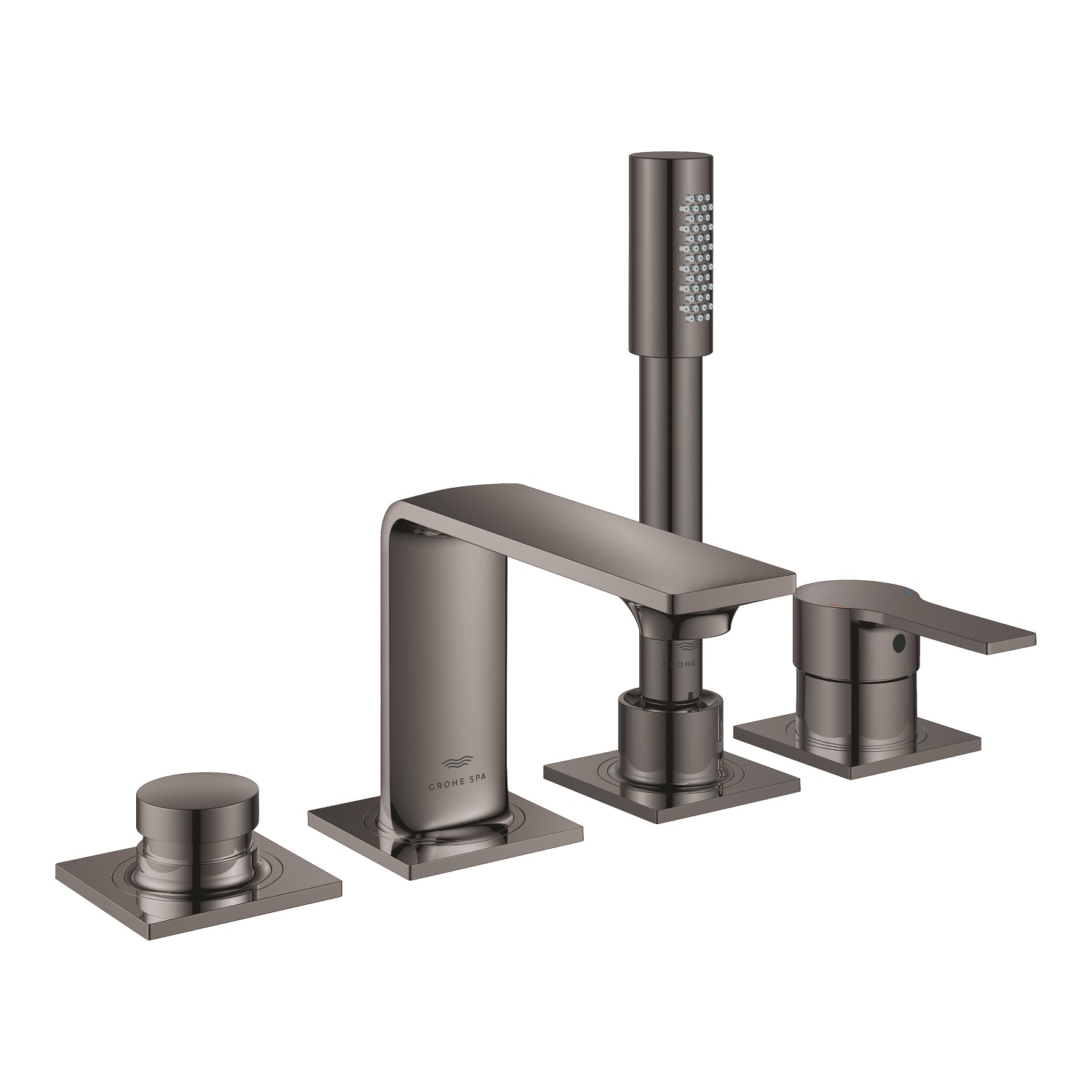 Grohe Allure 4 Delikli Ankastre Küvet Bataryası, Sert Grafit - alternatif görünüm - GROHE 19316A01