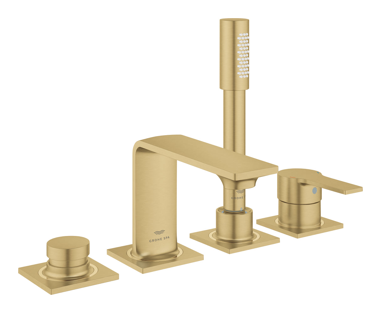 Grohe Allure 4 Delikli Ankastre Küvet Bataryası, Fırçalı Altın - GROHE 19316GN1