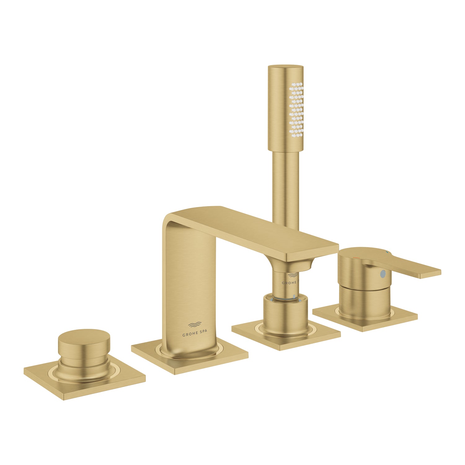 Grohe Allure 4 Delikli Ankastre Küvet Bataryası, Fırçalı Altın - alternatif görünüm - GROHE 19316GN1