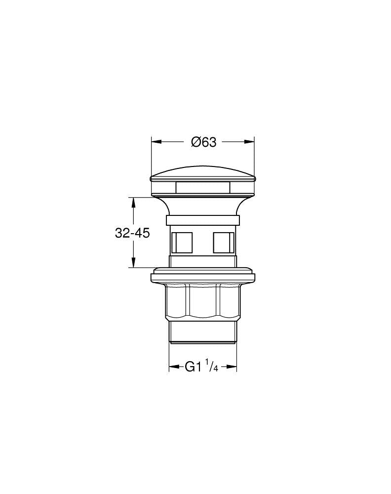 Grohe Bas-Aç Gider Seti, Mat Siyah
