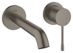 Grohe Essence New Duvardan Ankastre Lavabo Bataryası (Sıva Üstü Grubu), Fırçalı Sert Grafit - GROHE 19408AL1