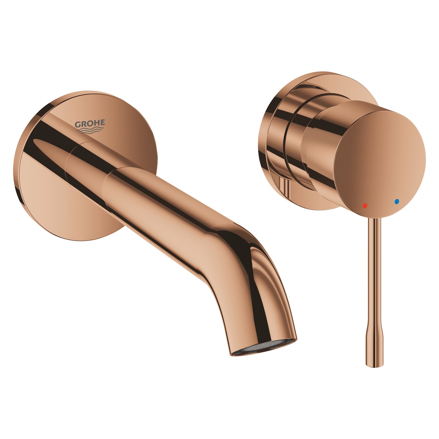 Grohe Essence New Duvardan Ankastre Lavabo Bataryası (Sıva Üstü Grubu), Bakır - alternatif görünüm - GROHE 19408DA1