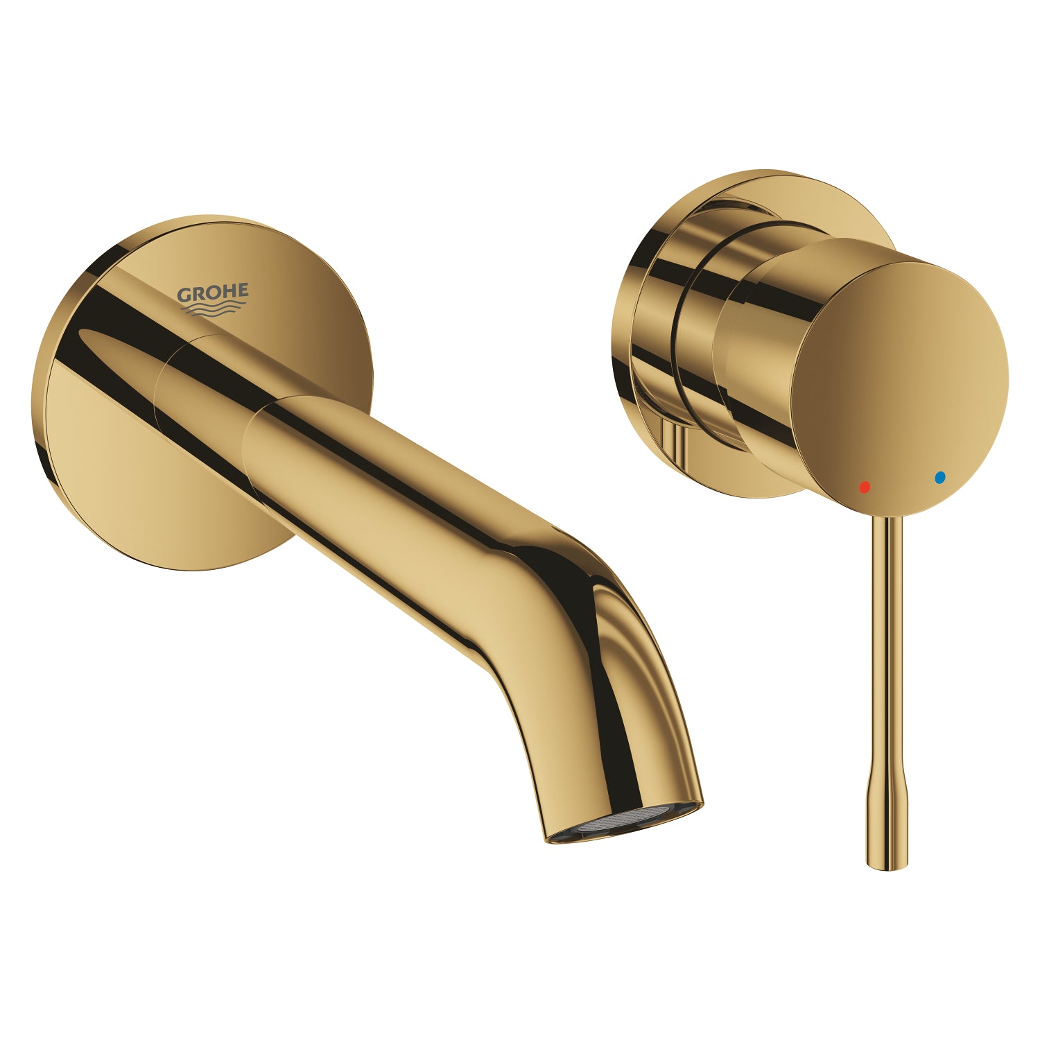Grohe Essence New Duvardan Ankastre Lavabo Bataryası (Sıva Üstü Grubu), Altın - alternatif görünüm - GROHE 19408GL1
